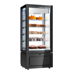 Кондитерская морозильная витрина GGM Gastro PTKVS457S (Black)