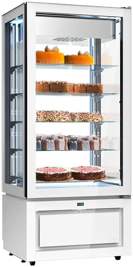 Vitrina frigorifica de patiserie GGM Gastro PTKVS457W (White)
