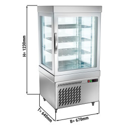 Кондитерская морозильная витрина GGM Gastro PVT250M (Silver) Thumb