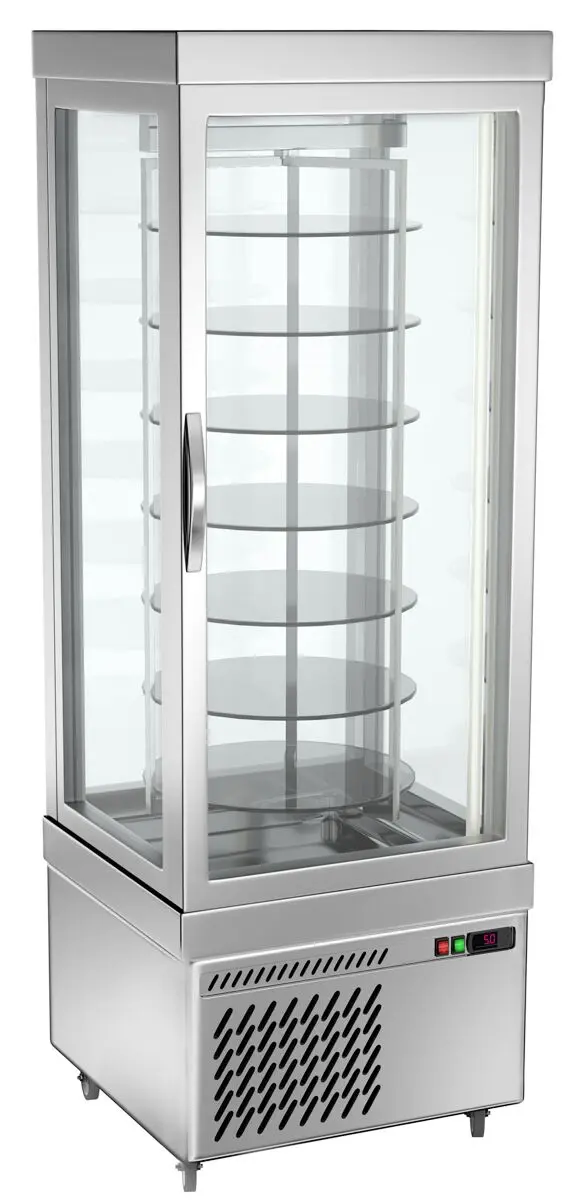 Vitrina congelator de patiserie GGM Gastro PVT450M-R (Silver) - 2