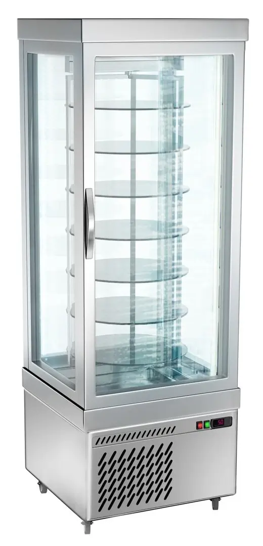 Vitrina congelator de patiserie GGM Gastro PVT450M-R (Silver)