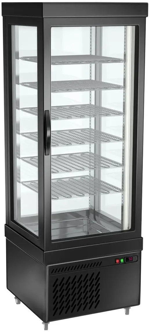 Vitrina congelator de patiserie GGM Gastro PVT450M-SW (Black) - 2