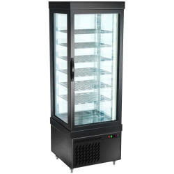 Vitrina congelator de patiserie GGM Gastro PVT450M-SW (Black)