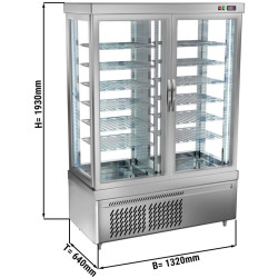 Vitrina congelator de patiserie GGM Gastro PVT900M (Silver) Thumb