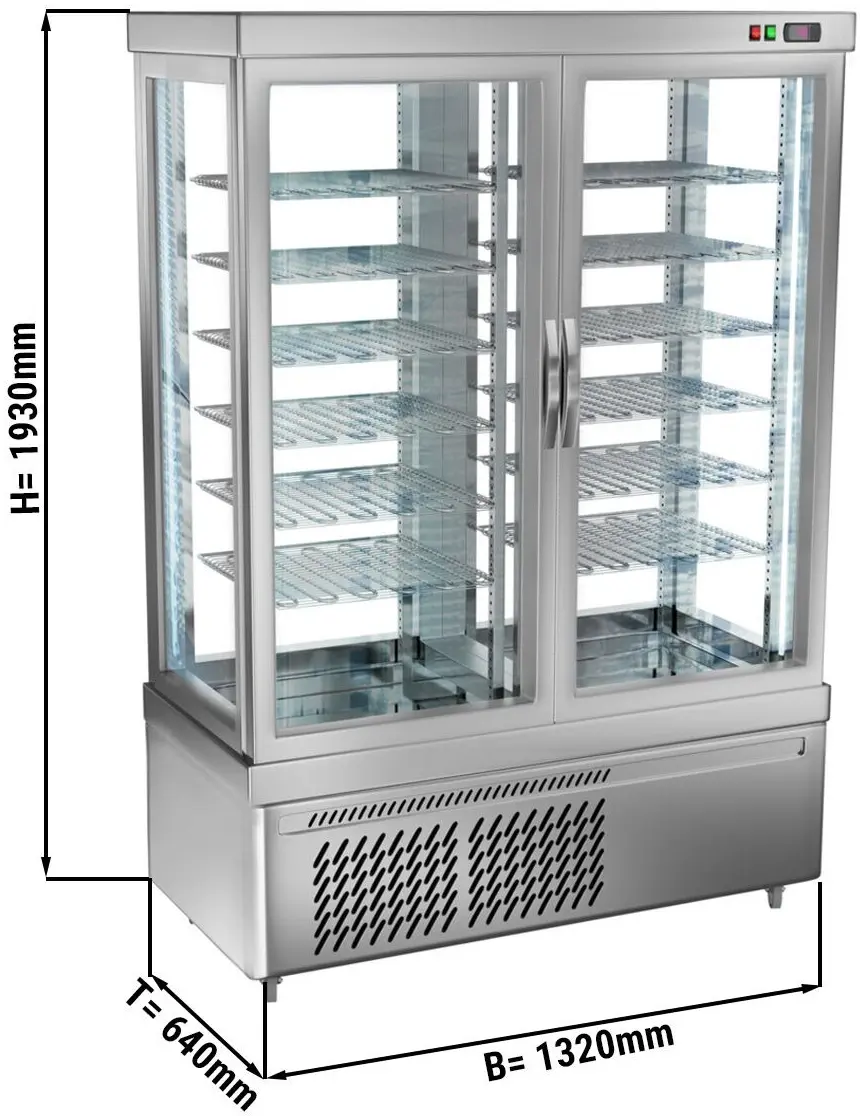 Vitrina congelator de patiserie GGM Gastro PVT900M (Silver) - 3