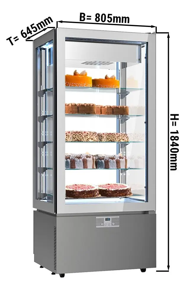 Vitrina de patiserie GGM Gastro PTKVS457 (Silver) - 3