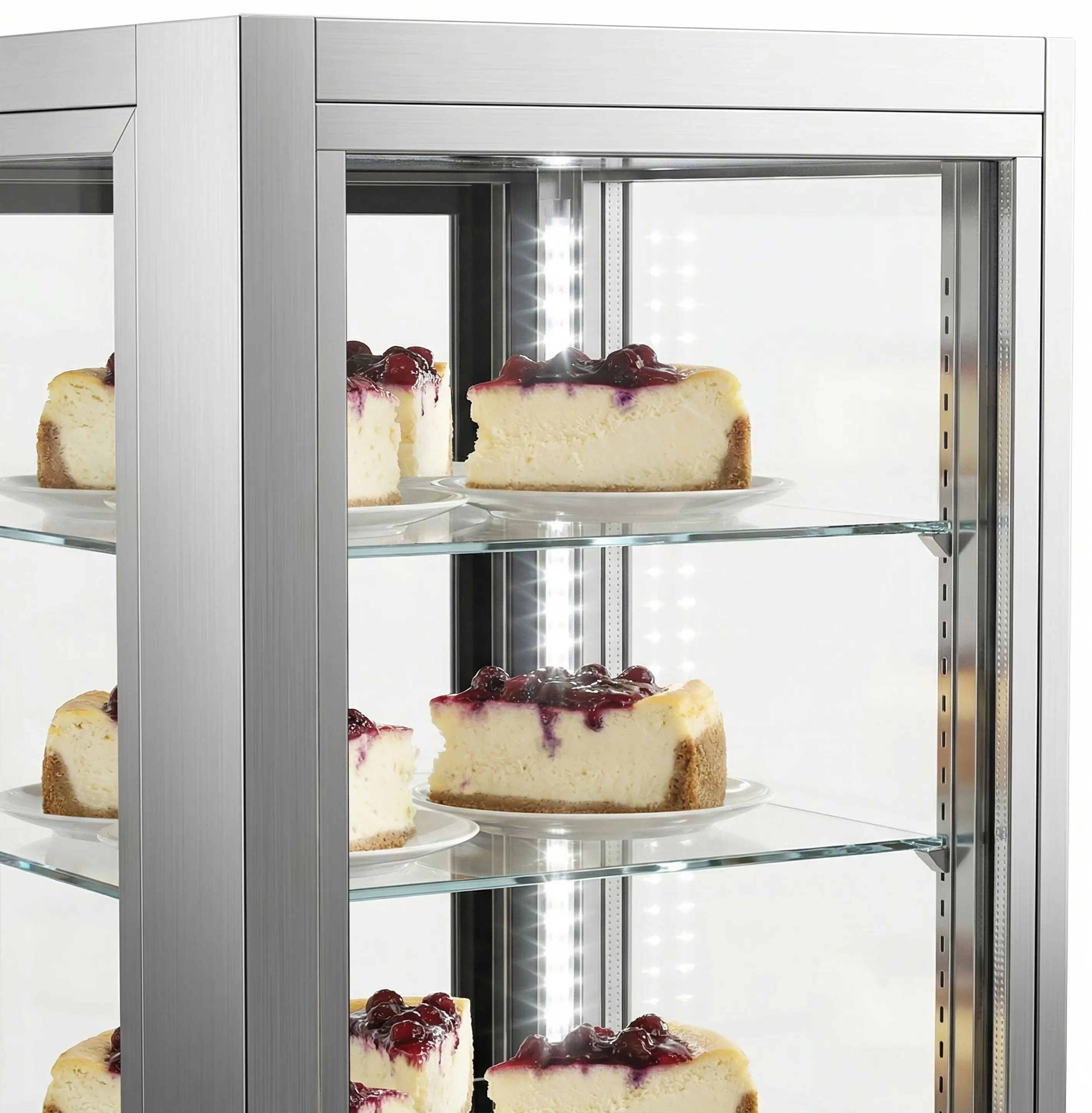 Vitrina de patiserie GGM Gastro PVH550E3T2N (Silver) - 7