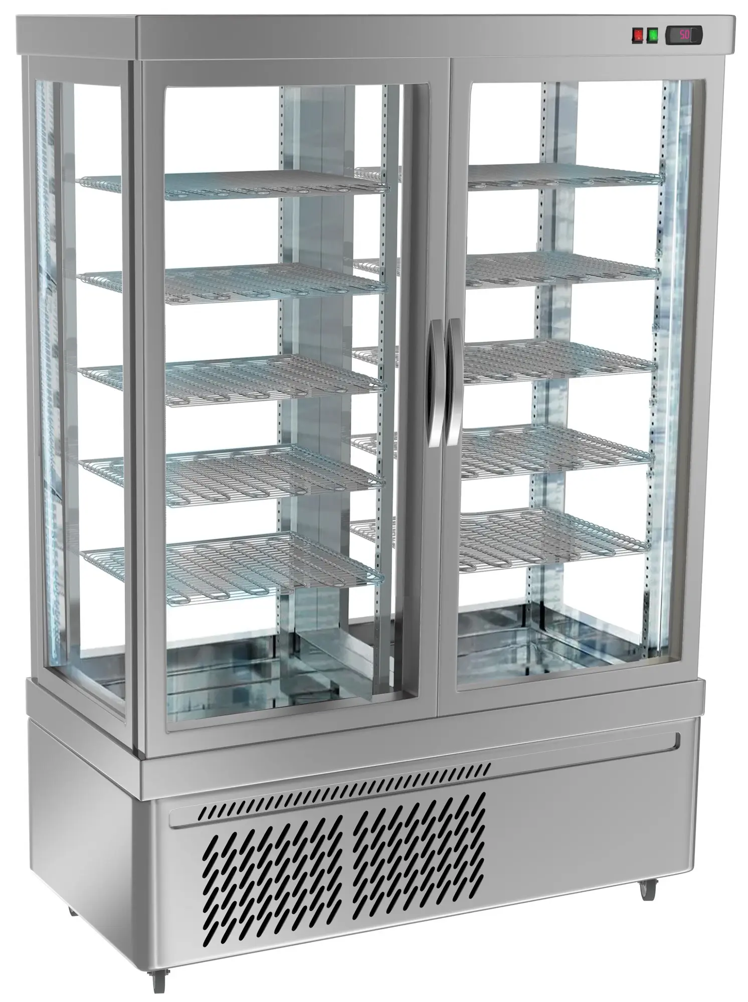 Кондитерская витрина GGM Gastro PVT900 (Silver) - 2