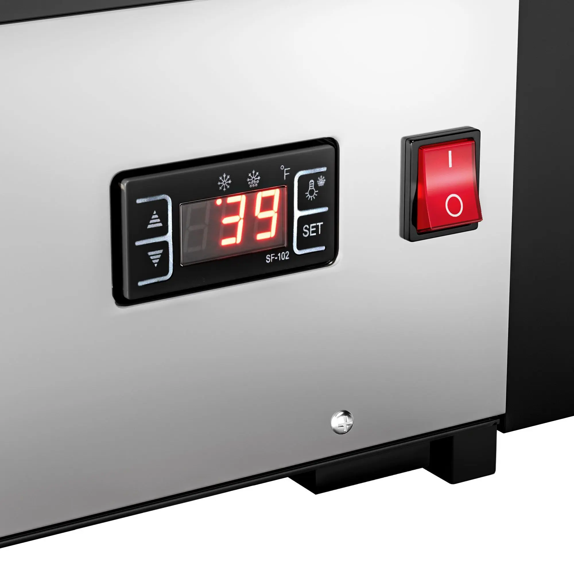 Кондитерская витрина настольная GGM Gastro TKVGNR160 (Black/Inox) - 11