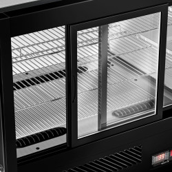 Кондитерская витрина настольная GGM Gastro TKVGNR160 (Black/Inox) Thumb