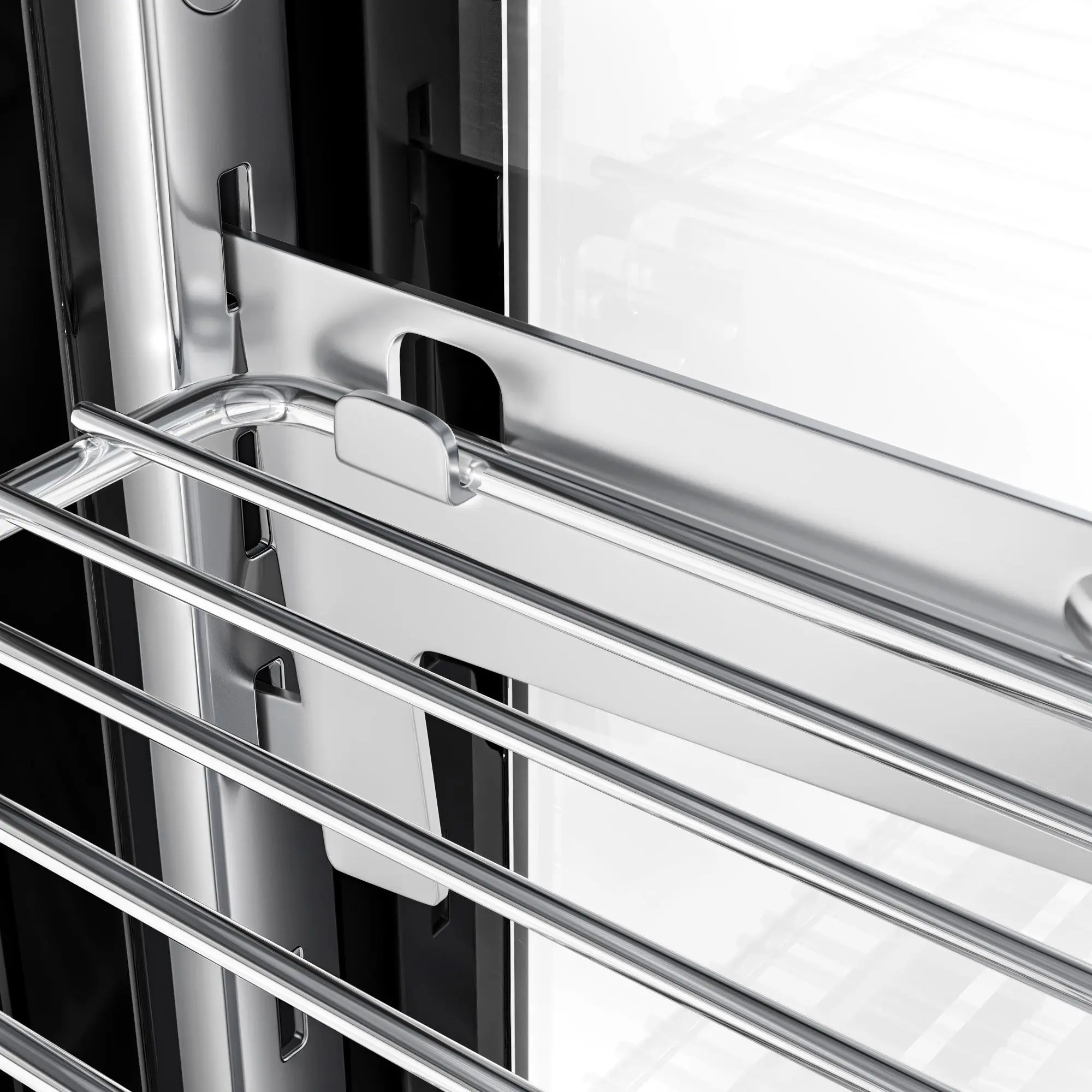Кондитерская витрина настольная GGM Gastro TKVGNR160 (Black/Inox) - 9