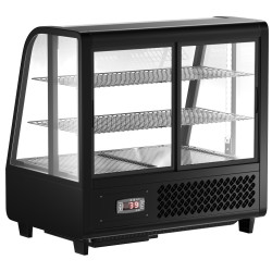 Кондитерская витрина настольная GGM Gastro TKVNR100 (Black) Thumb