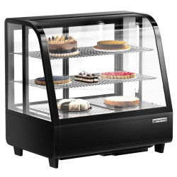 Кондитерская витрина настольная GGM Gastro TKVNR100 (Black)