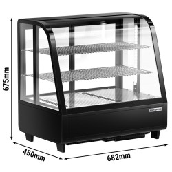 Кондитерская витрина настольная GGM Gastro TKVNR100 (Black) Thumb