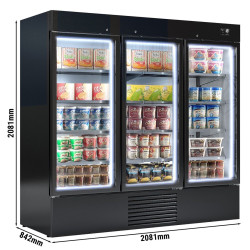 Морозильная витрина для магазина GGM Gastro TKI2030S (Black) Thumb