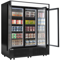 Vitrina congelator pentru supermarket GGM Gastro TKSU891 (Black) Thumb