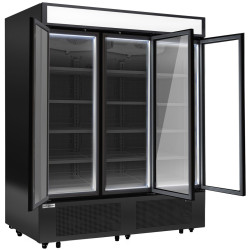 Vitrina congelator pentru supermarket GGM Gastro TKSU891 (Black) Thumb
