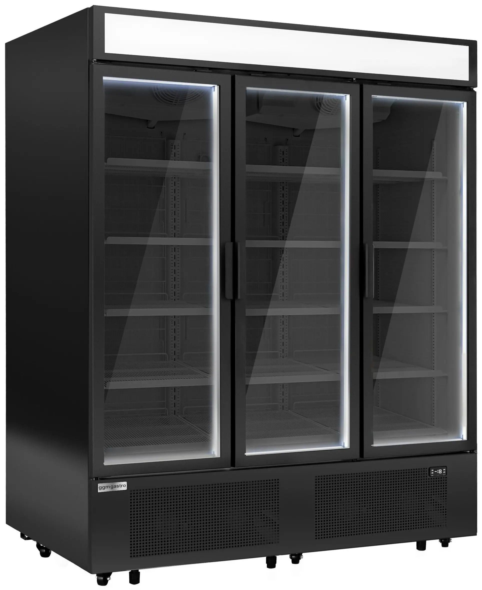 Vitrina congelator pentru supermarket GGM Gastro TKSU891 (Black) - 4