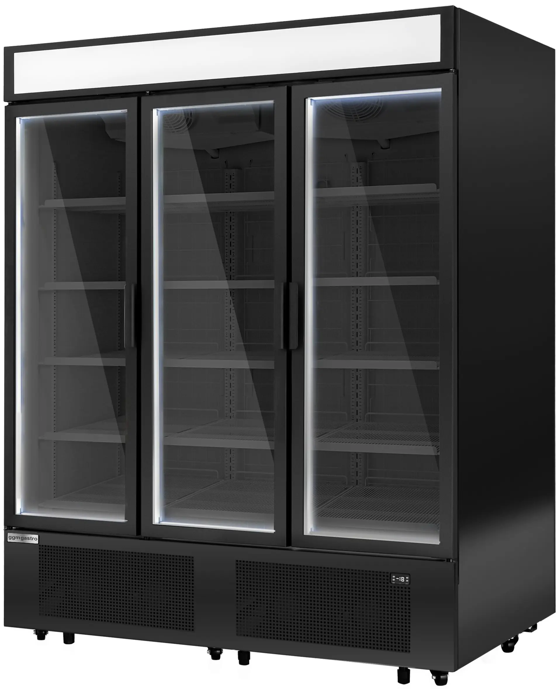 Vitrina congelator pentru supermarket GGM Gastro TKSU891 (Black) - 5