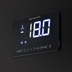 Vitrina congelator pentru supermarket GGM Gastro TTS87GS (Black) Thumb