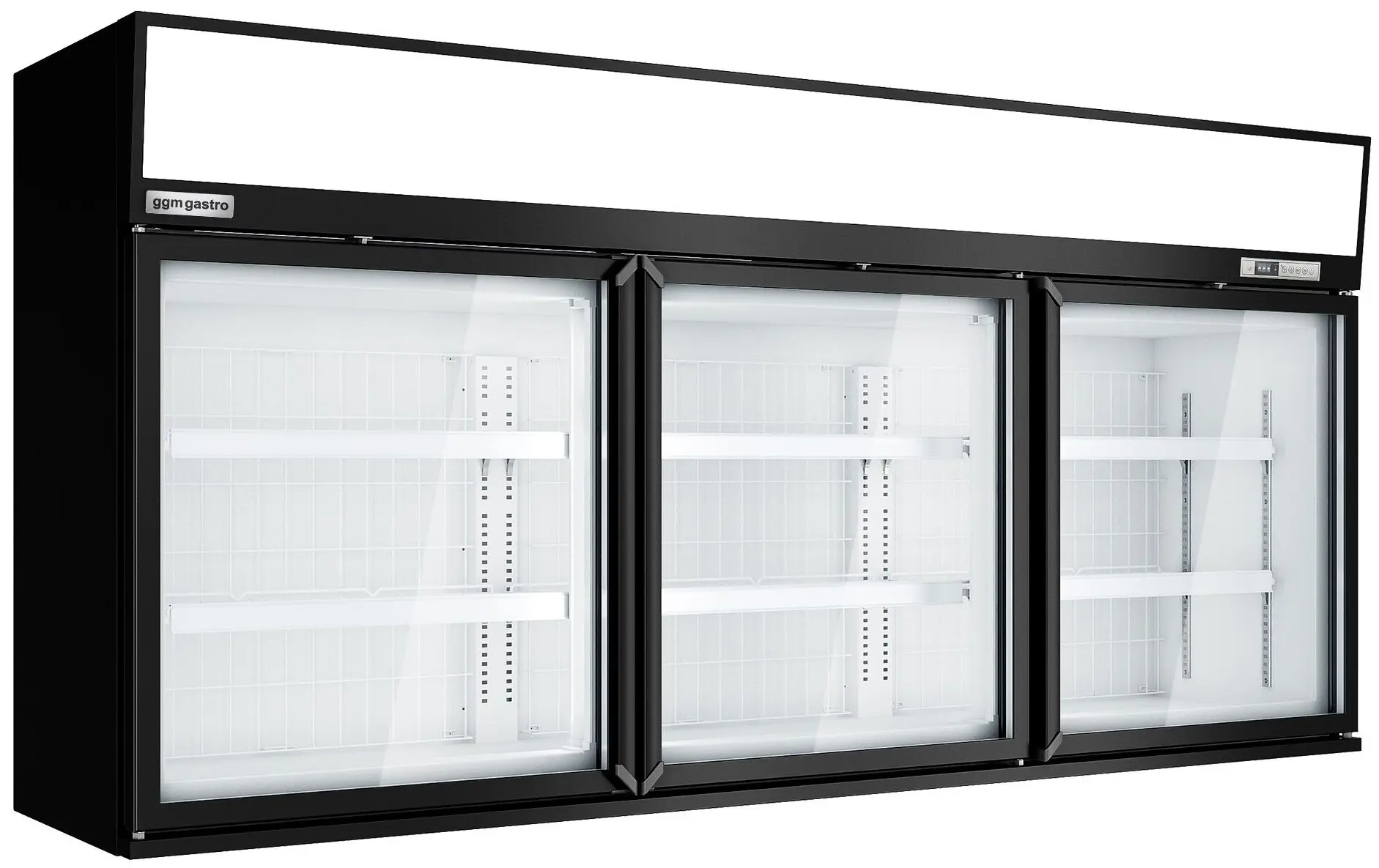 Vitrina congelator pentru supermarket GGM Gastro WTBIC3 (Black) - 2