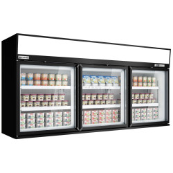 Vitrina congelator pentru supermarket GGM Gastro WTBIC3 (Black)