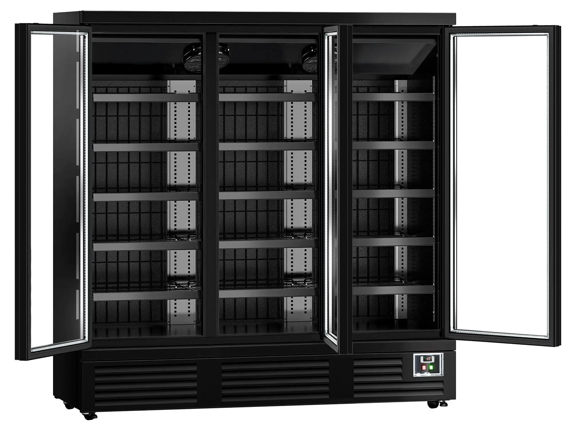 Морозильная витрина для магазина GGM Gastro WTBL1100 (Black) - 3