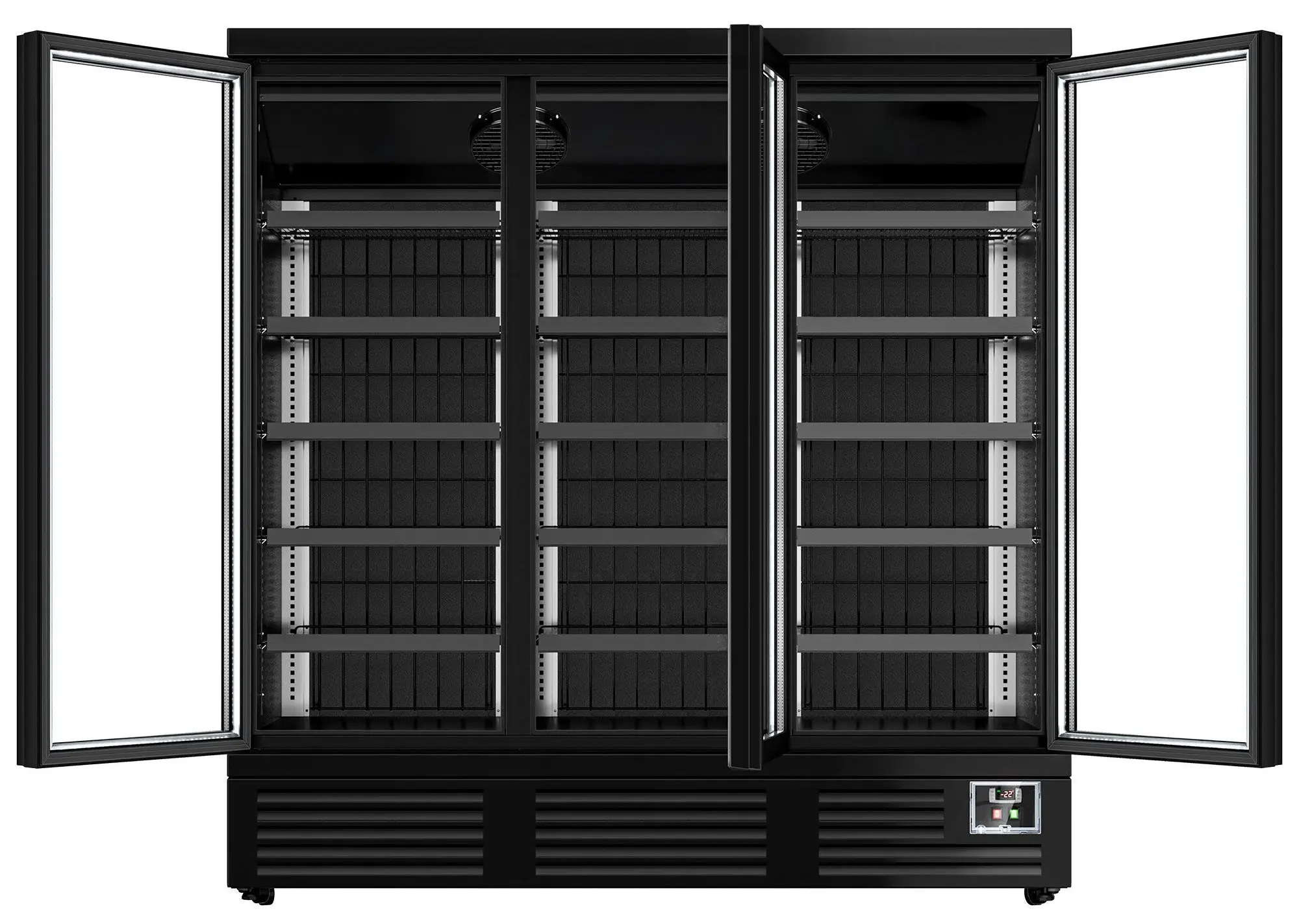 Морозильная витрина для магазина GGM Gastro WTBL1100 (Black) - 5