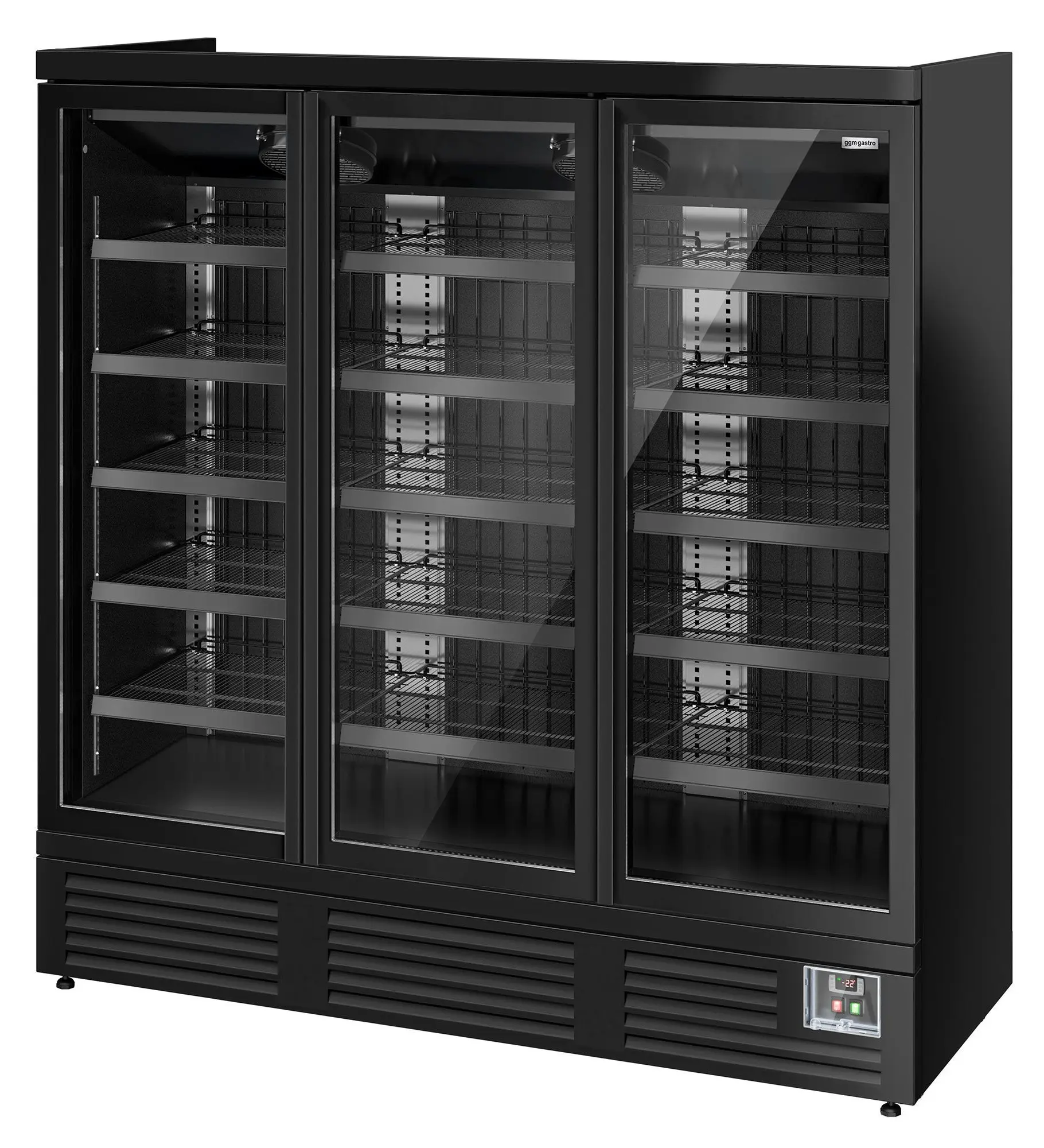 Морозильная витрина для магазина GGM Gastro WTBL1100 (Black) - 6