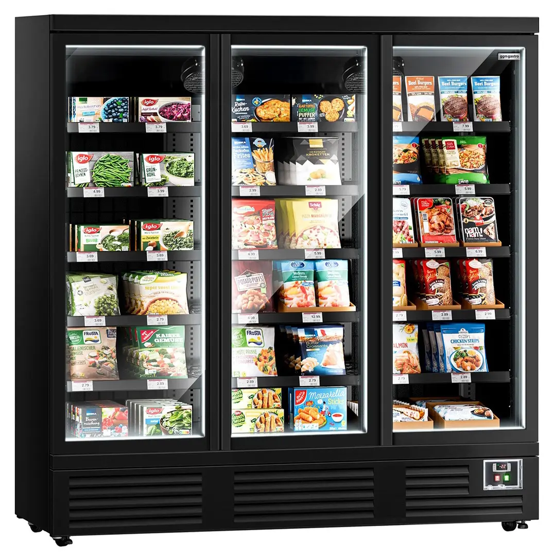 Морозильная витрина для магазина GGM Gastro WTBL1100 (Black)