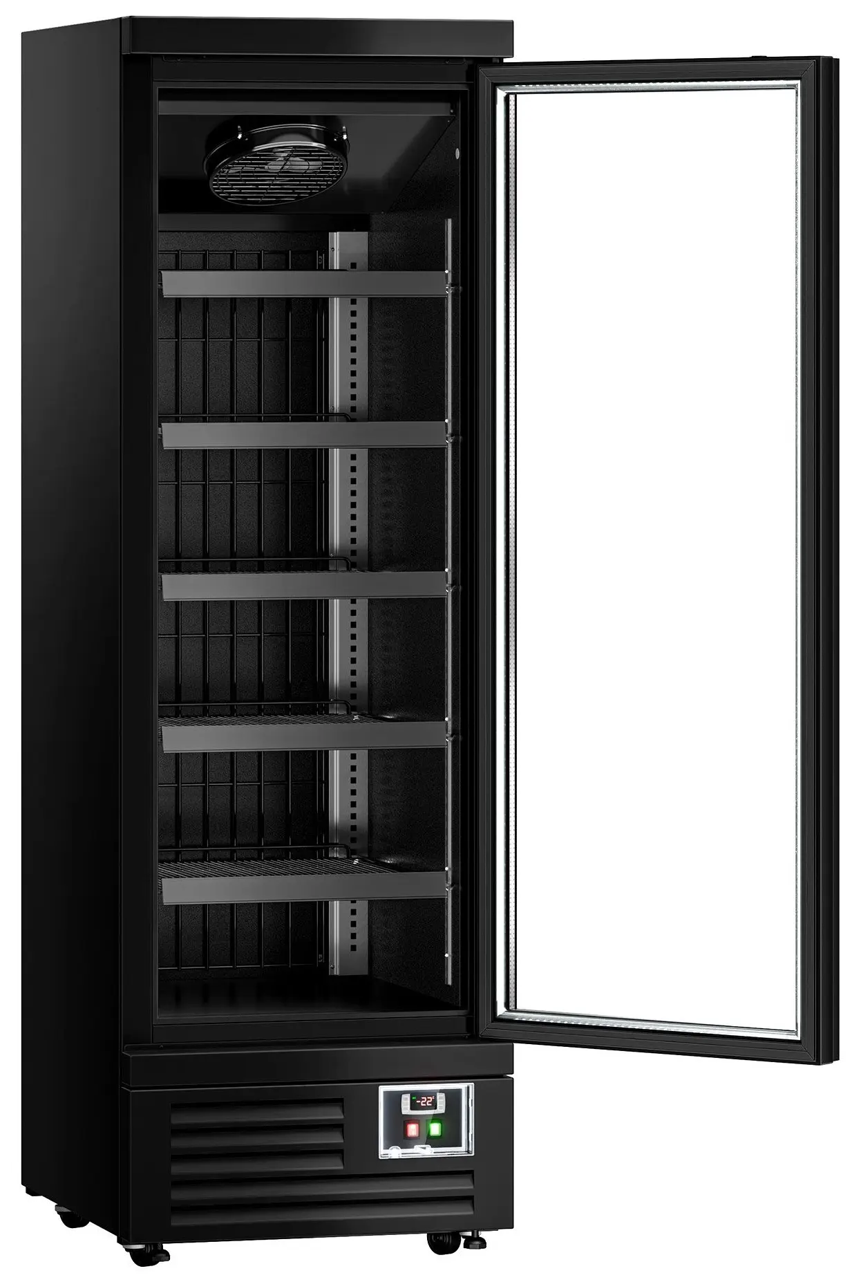 Морозильная витрина для магазина GGM Gastro WTBL300 (Black) - 3