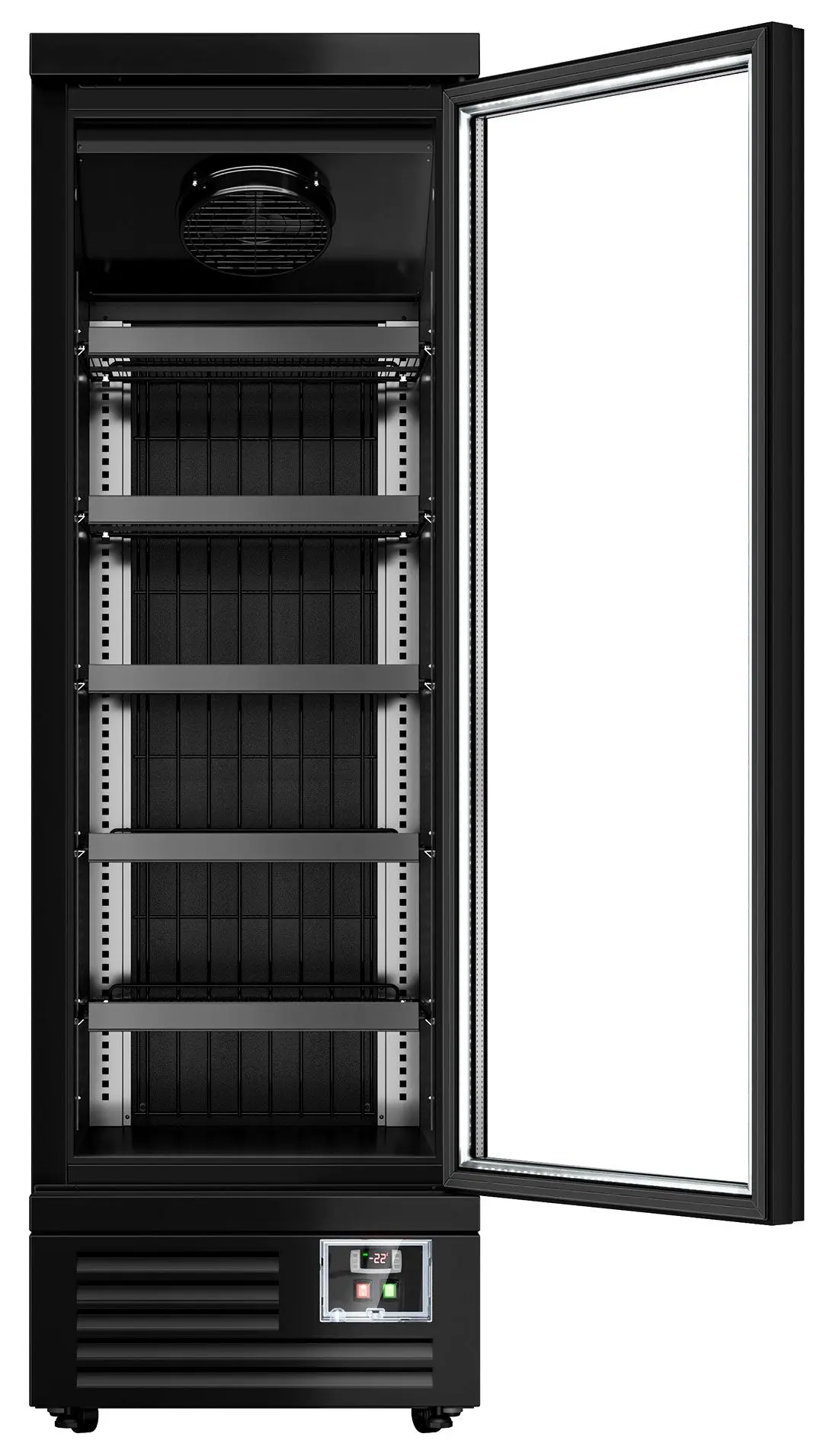Морозильная витрина для магазина GGM Gastro WTBL300 (Black) - 5