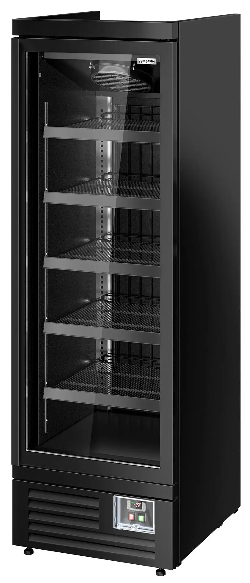 Морозильная витрина для магазина GGM Gastro WTBL300 (Black) - 6