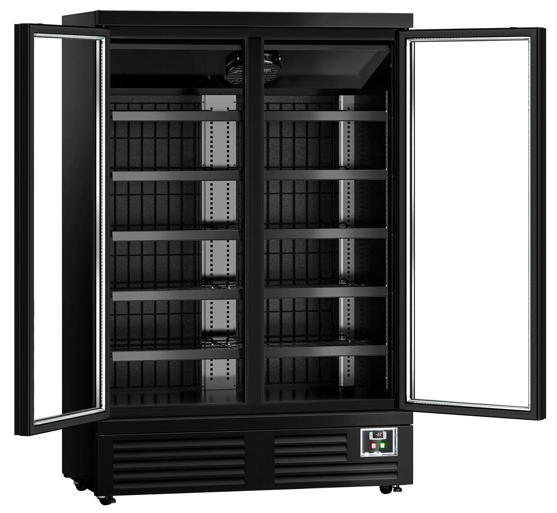 Морозильная витрина для магазина GGM Gastro WTBL700 (Black) - 3