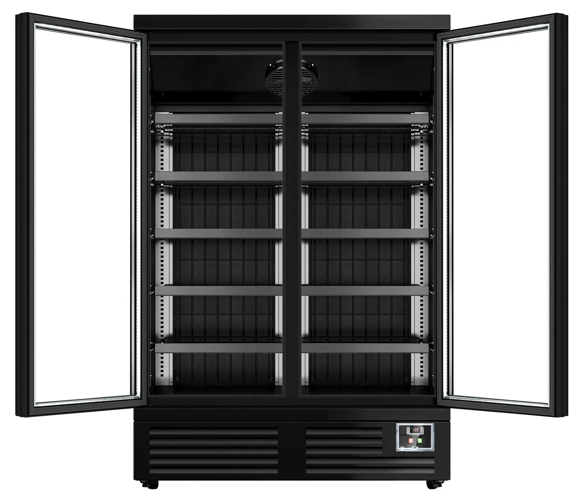 Морозильная витрина для магазина GGM Gastro WTBL700 (Black) - 5
