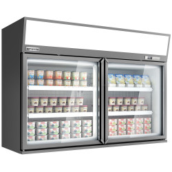 Vitrina congelator pentru supermarket GGM Gastro WTGIC2 (Grey)