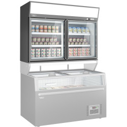 Vitrina congelator pentru supermarket GGM Gastro WTGIC2 (Grey) Thumb