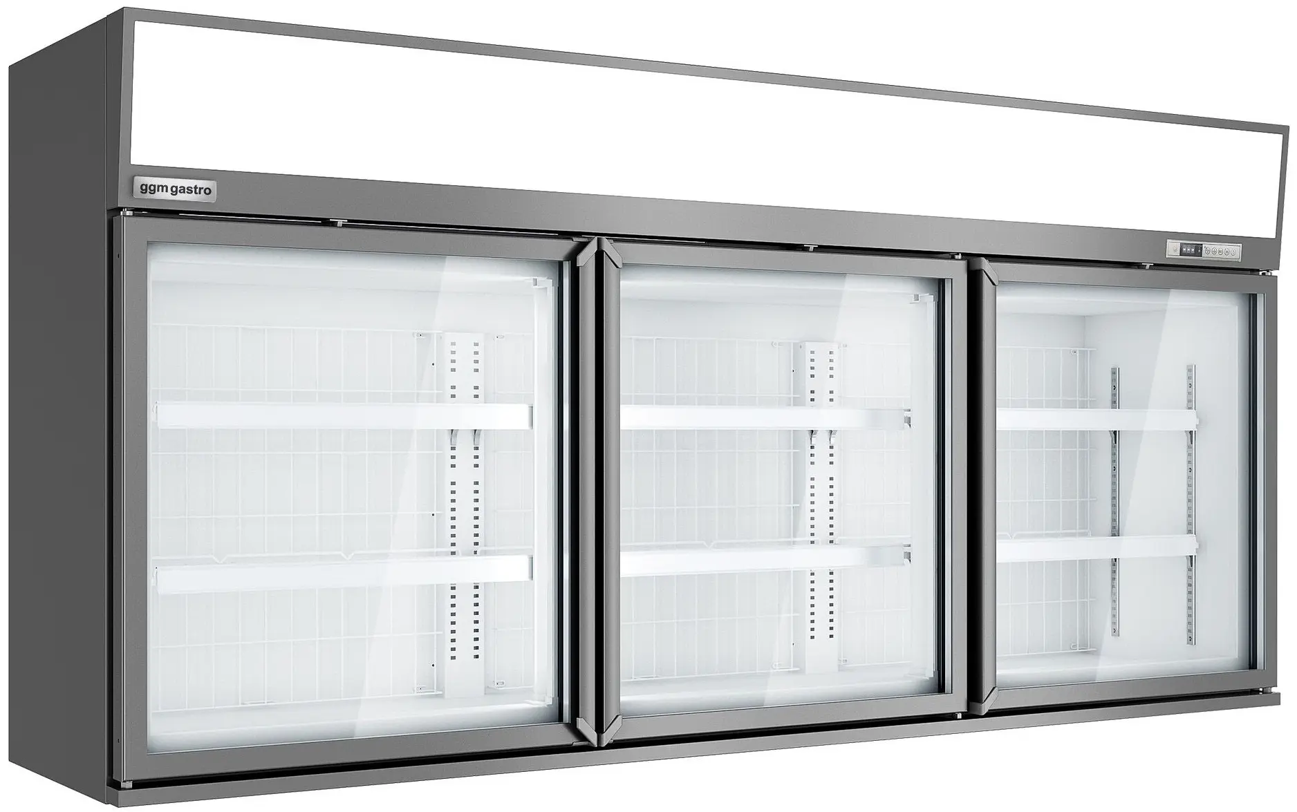 Vitrina congelator pentru supermarket GGM Gastro WTGIC3 (Grey) - 2