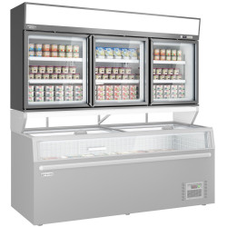 Vitrina congelator pentru supermarket GGM Gastro WTGIC3 (Grey) Thumb