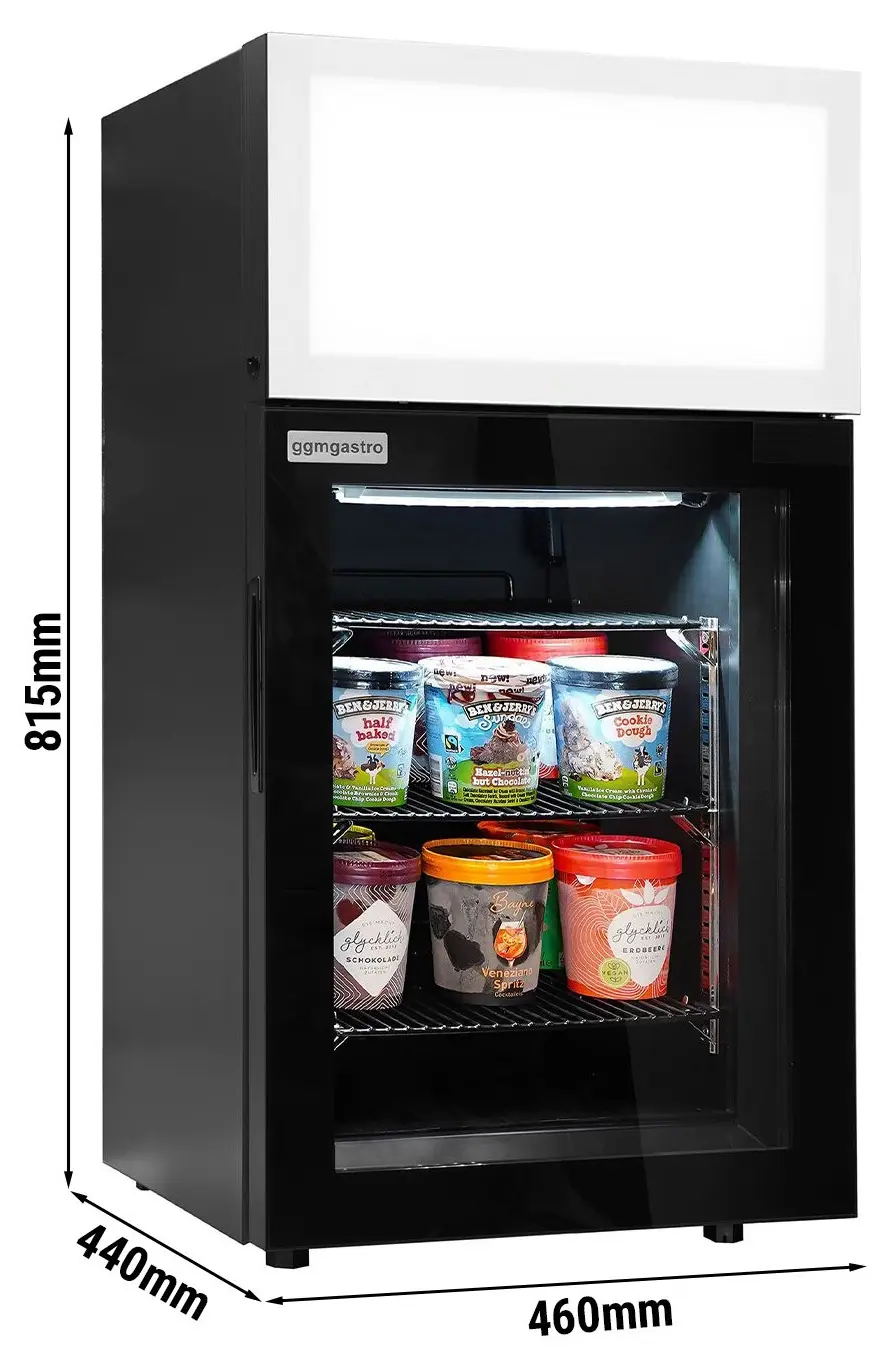 Морозильная витрина мини-бар GGM Gastro METKHA448S (Black) - 6