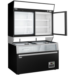 Морозильная витрина с бонетой GGM Gastro WTBIC2#TIEBIC2 (Black) Thumb