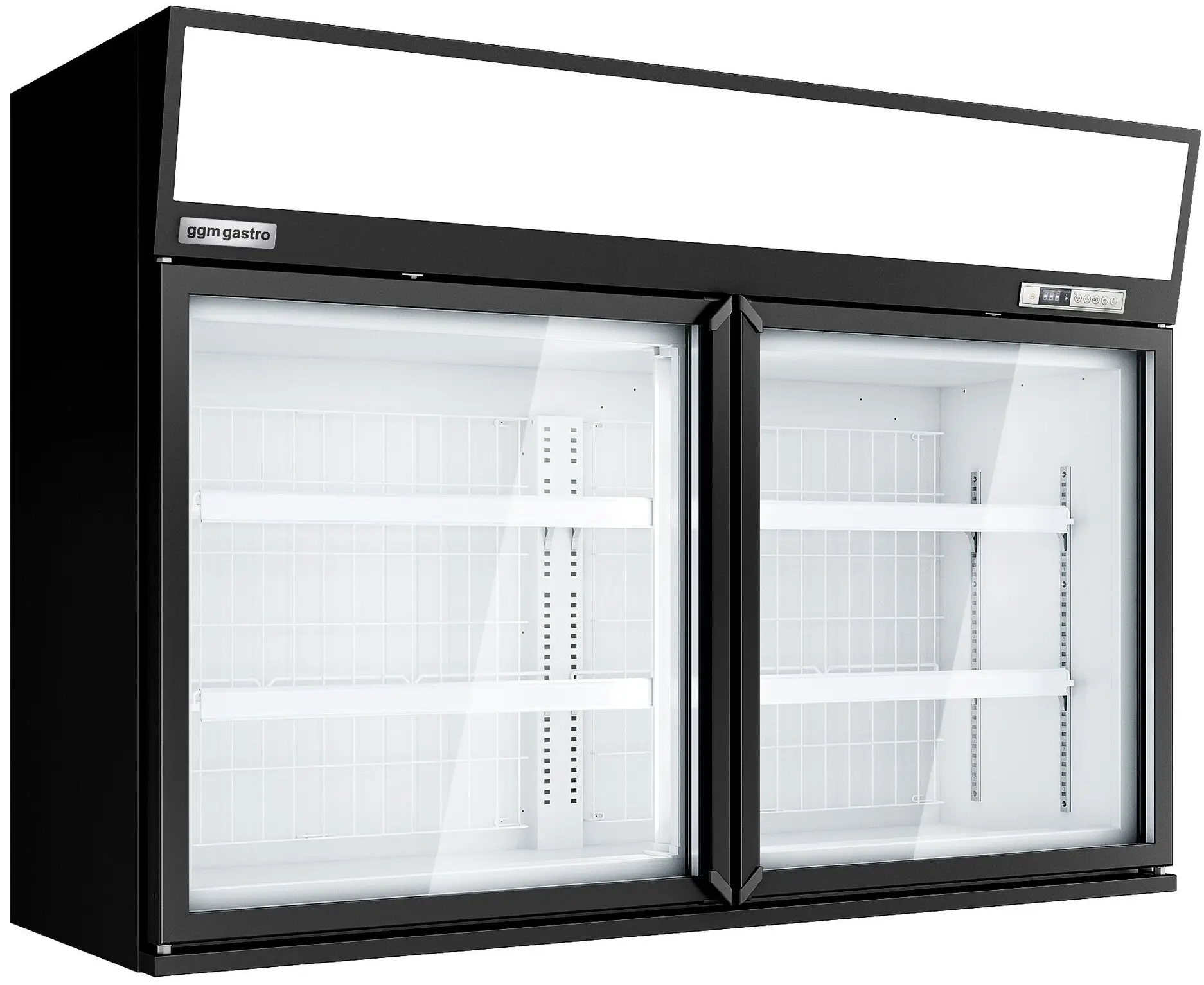 Морозильная витрина с бонетой GGM Gastro WTBIC2#TIEBIC2 (Black) - 3