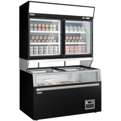 Vitrina congelatoare cu insulă GGM Gastro WTBIC2#TIEBIC2 (Black)