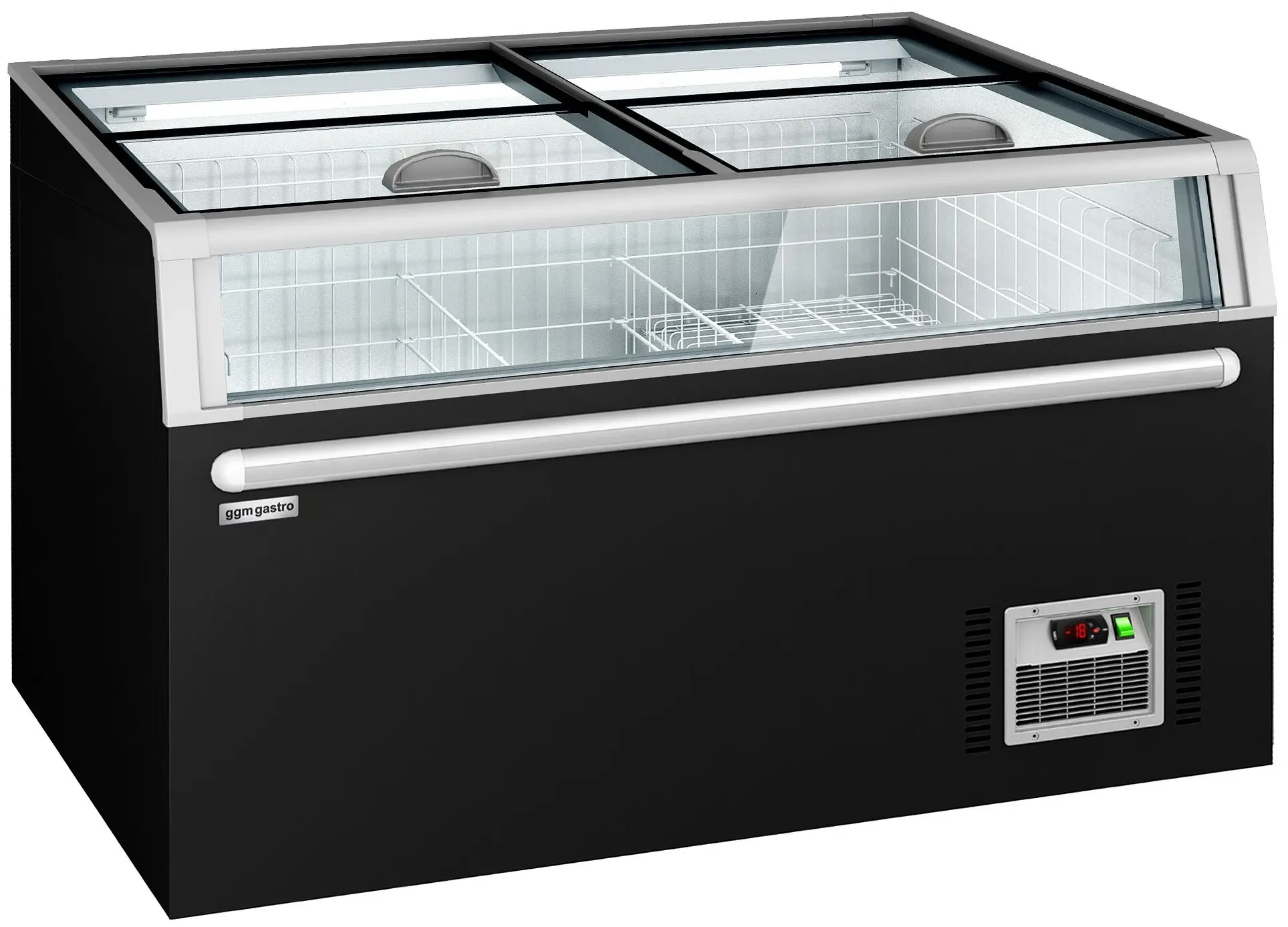 Морозильная витрина с бонетой GGM Gastro WTBIC2#TIEBIC2 (Black) - 4