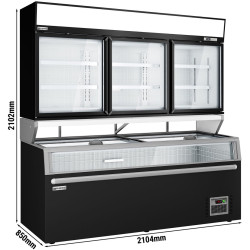 Vitrina congelatoare cu insulă GGM Gastro WTBIC3#TIEBIC3 (Black) Thumb