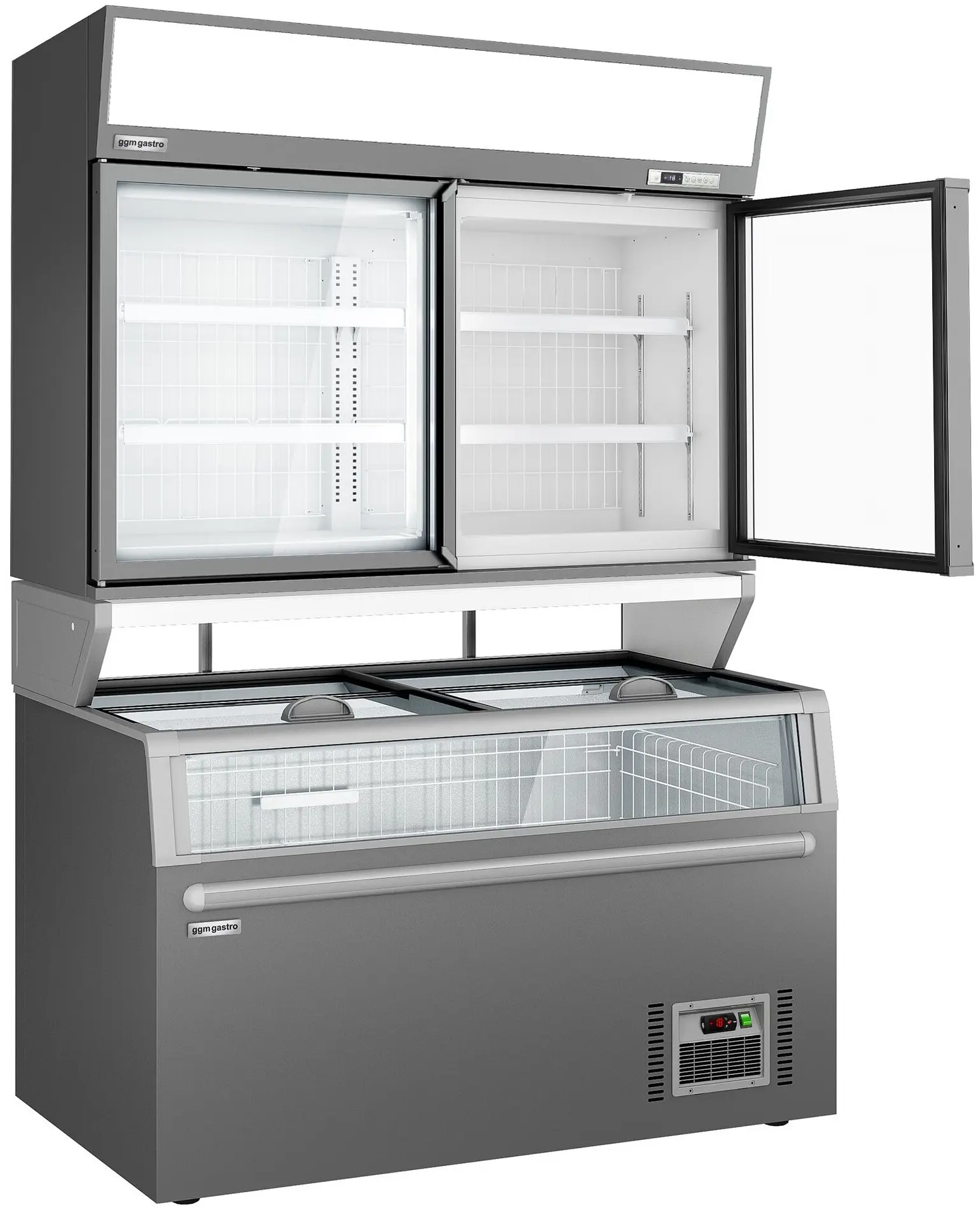 Vitrina congelatoare cu insulă GGM Gastro WTGIC2#TIEGIC2 (Grey) - 2