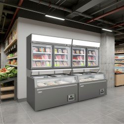 Vitrina congelatoare cu insulă GGM Gastro WTGIC2#TIEGIC2 (Grey) Thumb
