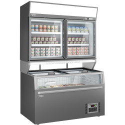 Vitrina congelatoare cu insulă GGM Gastro WTGIC2#TIEGIC2 (Grey)