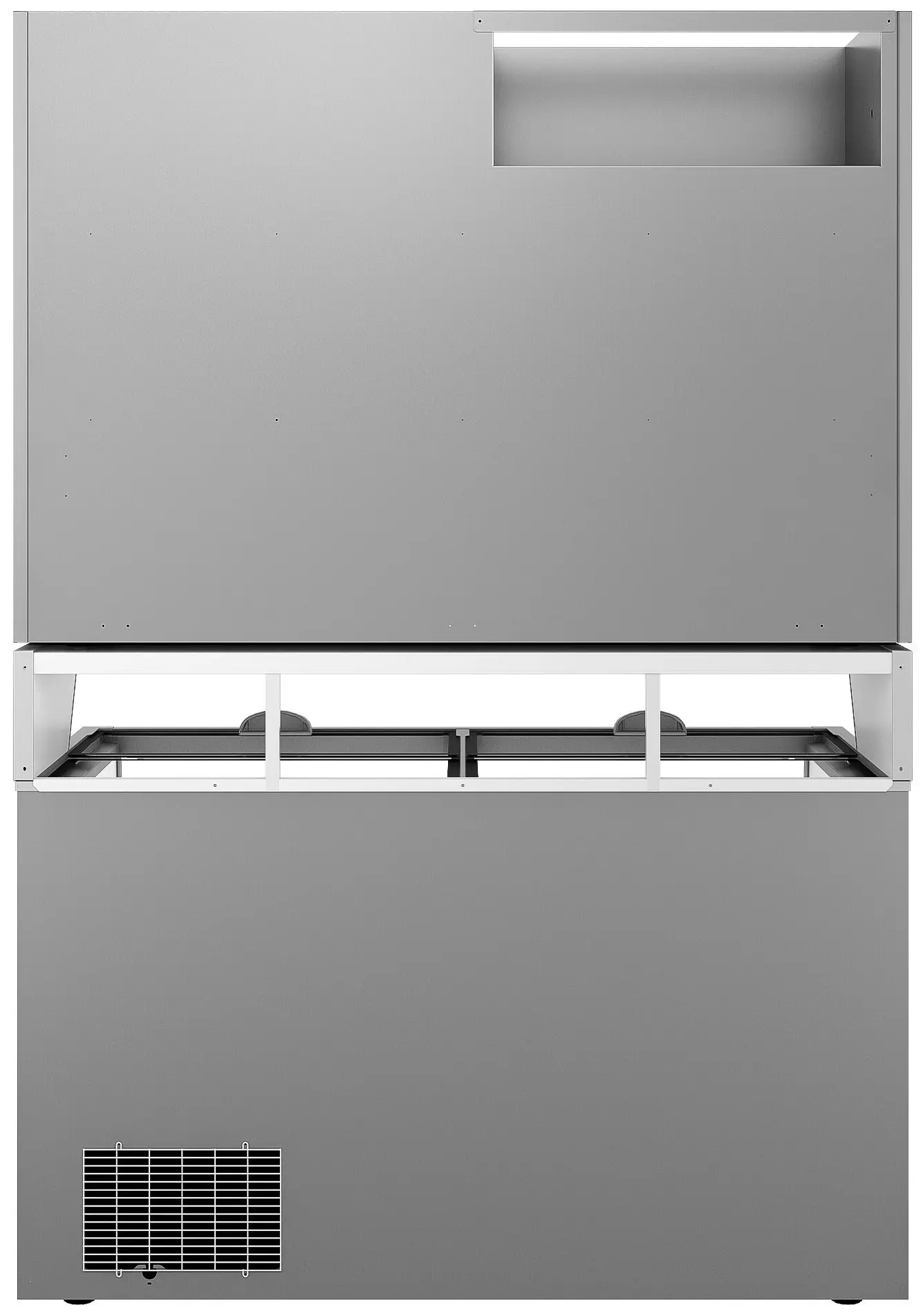 Vitrina congelatoare cu insulă GGM Gastro WTGIC2#TIEGIC2 (Grey) - 7