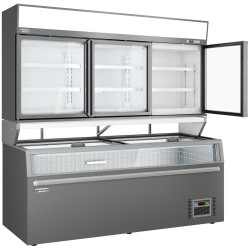 Морозильная витрина с бонетой GGM Gastro WTGIC3#TIEGIC3 (Grey) Thumb